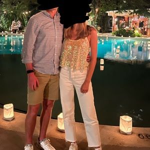 Free people sequin bodysuit